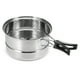 thumbnail image 4 of Equipo de camping Irfora 3 piezas de utensilios de cocina para acampar, ollas de acero inoxidable, sartén para cocinar al vapor, cocina al aire libre para cocinar en casa Irfora Equipo de camping, 4 of 7