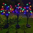 thumbnail image 4 of Luz solar para jardín al aire libre, luces solares decorativas a prueba de agua Lámpara de paisaje para exteriores para jardín, patio, camino, decoración navideña 70 cm Color de luz de control dual TUNC Sencillez, 4 of 5