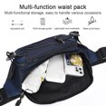 thumbnail image 4 of Bolso de pecho Bolso de hombro para hombre Bolso bandolera Bolso casual de lona Mochila pequeña de pecho, 4 of 6