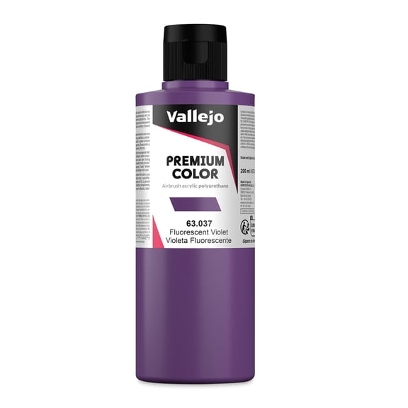 Vallejo Premium Airbrush Colors - 200 ml, Fluorescent Violet
