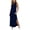 Dark Blue, variant on APEXFWDT Summer Casual Maxi Dress for Women V Neck Sleeveless Long Sundress Beach Vacation Dresses with Pockets,L,Army Green