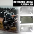 thumbnail image 3 of JSNKJLMN Motorcycle License Plate Frame, Bubble Tinted Smoke Cover, Rust-Proof Durable PS Material, Easy Installation, 3 of 6
