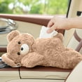 thumbnail image 6 of Bear Hanging Tissue Box Cover, Soft Plush Car Tissue Dispenser with Zipper for Rear Seat & Home, Cute Gift for Friends, 6 of 6