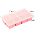 thumbnail image 6 of Tnobhg Ice Cube Mold 6/8 Grids Silicone Ice Making Tray Easy Release Large Square Cube Mold for Home Kitchen, 6 of 8