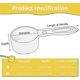 thumbnail image 2 of Sturdy Melamine Food Scoop For Dogs Cats Birds, Measuring Cup, Long Comfortable Handle, 2 of 5
