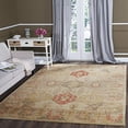 thumbnail image 2 of Safavieh Antiquities Collection AT830A Handmade Traditional Oriental Beige and Multi Wool Square Area Rug (6' Square), 2 of 4
