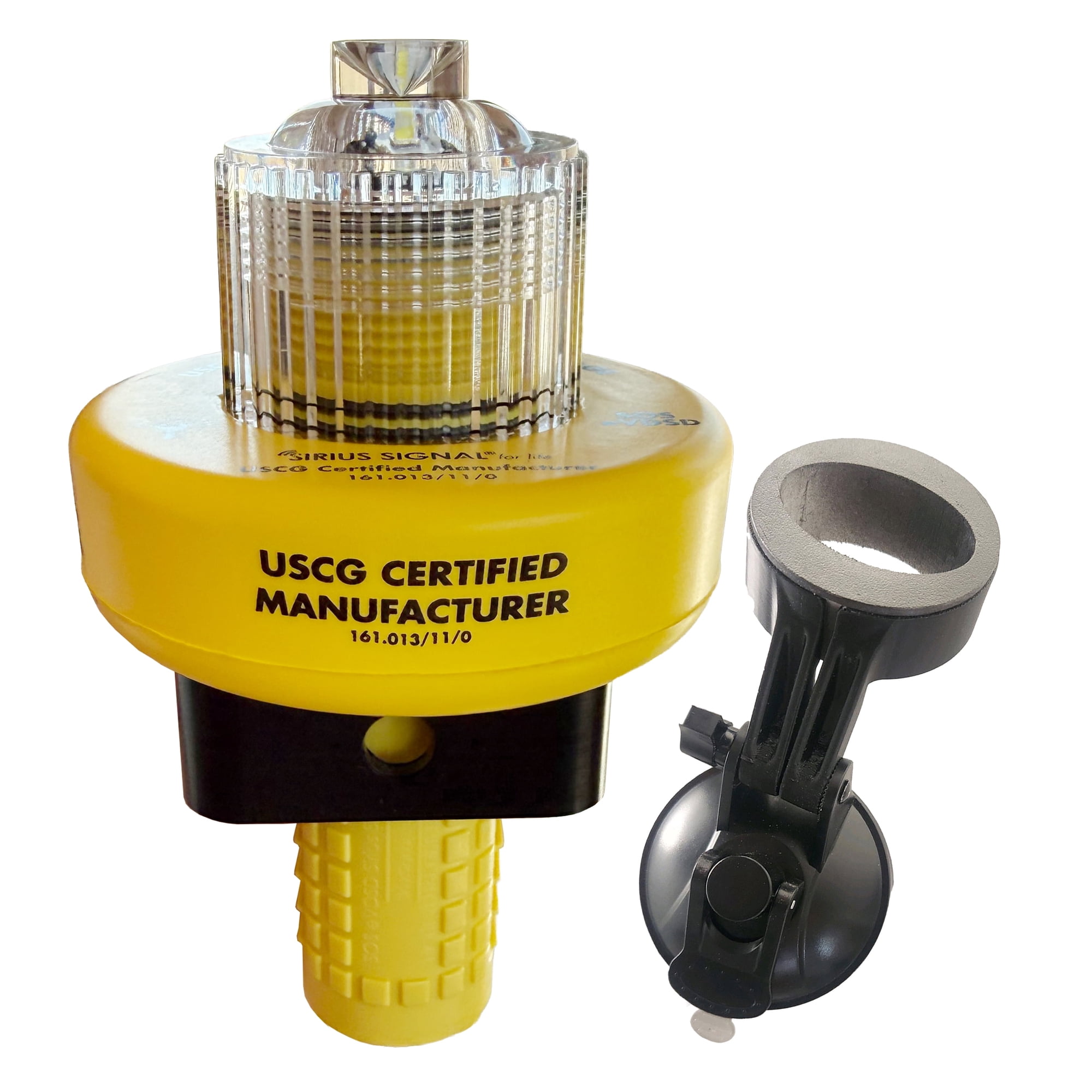 Sirius Signal C-1004 USCG Approved LED & IR SOS Signal and Boat Flare Replacement with Display and Storage Mounts, Distress Flag, Whistle