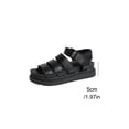 thumbnail image 6 of Xfvqtps Womens Sandals Open Toe Multi Straps Casual Ankle Strap Shoes Chunky Sole for Spring Summer Comfortable Wear, 6 of 9