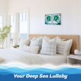 thumbnail image 4 of G128 Sea Turtle Metal Wall Art Set | Ocean Beach Themed Framed Home Wall Decor with LED Lights | Battery NOT Included, 4 of 9
