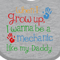 thumbnail image 4 of Inktastic Mechanic Like Daddy Boys or Girls Baby Bib, 4 of 4