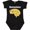 AB-Black, variant on Inktastic Neuroscience Brain White Text Boys or Girls Baby Bodysuit