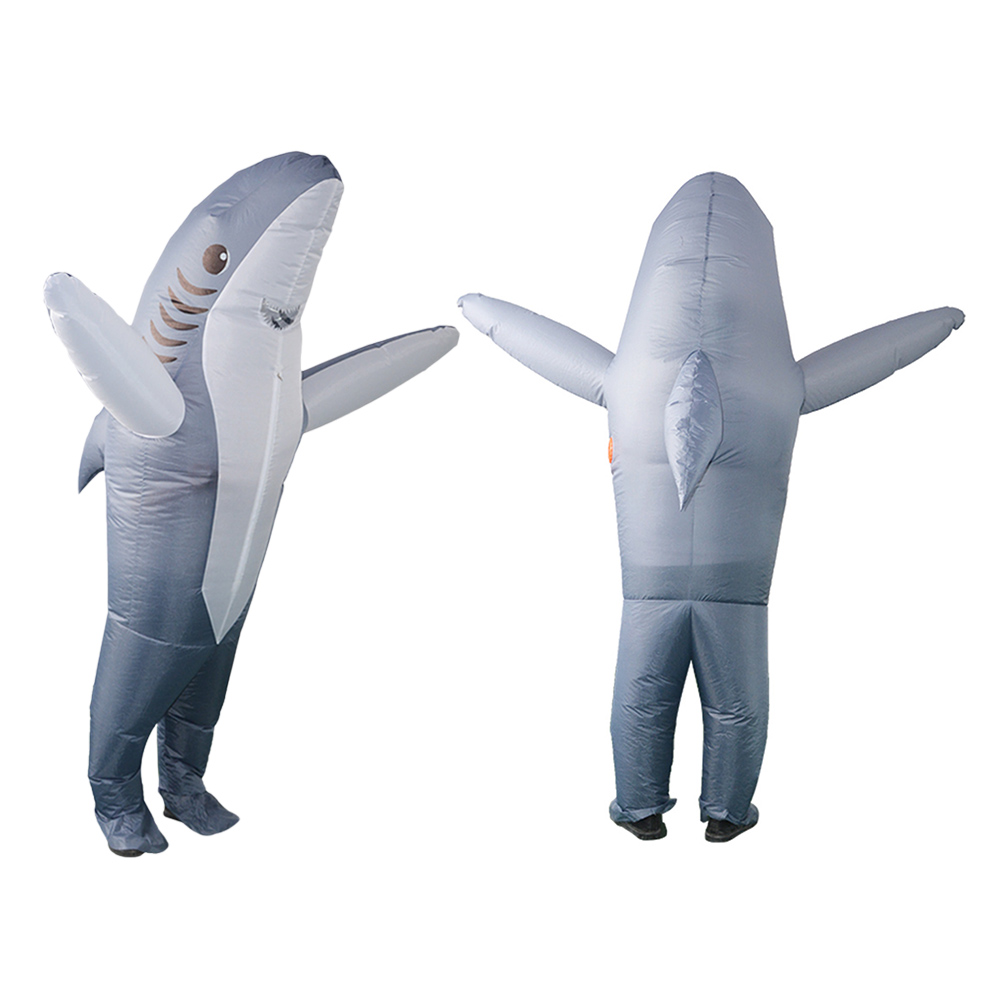 1pc Dolphin Inflatable Costume Funny Cartoon Animal Doll Props Dolphins ...