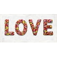 thumbnail image 2 of MacDowell, Jamie 24x14 Black Ornate Wood Framed with Double Matting Museum Art Print Titled - Floral Love, 2 of 4
