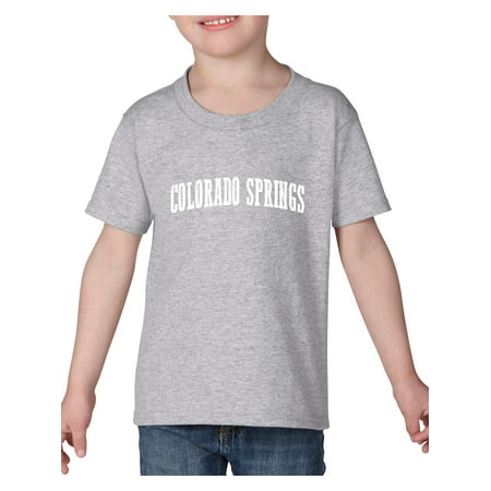 Colorado Springs Heavy Cotton Toddler Kids T-Shirt Tee