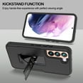 thumbnail image 6 of CoverON For Samsung Galaxy S22 Case, Military Grade Heavy Duty Full Body Phone Kickstand Cover - Black, 6 of 9