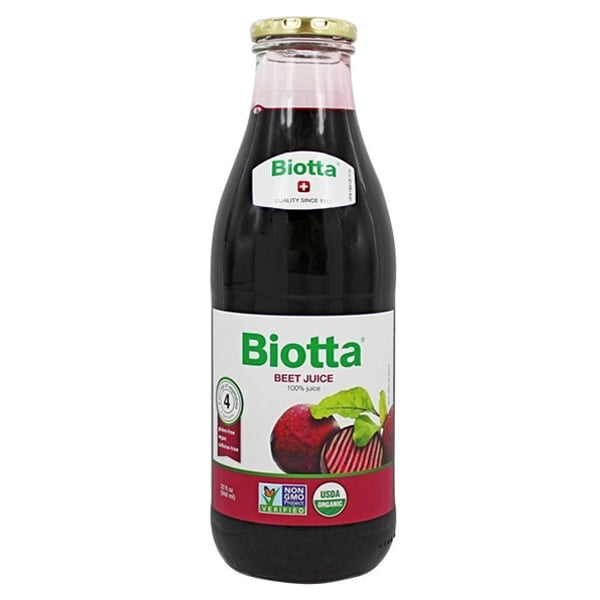 Biotta Organic Beet Juice 32 oz Glass Bottles Pack of 1