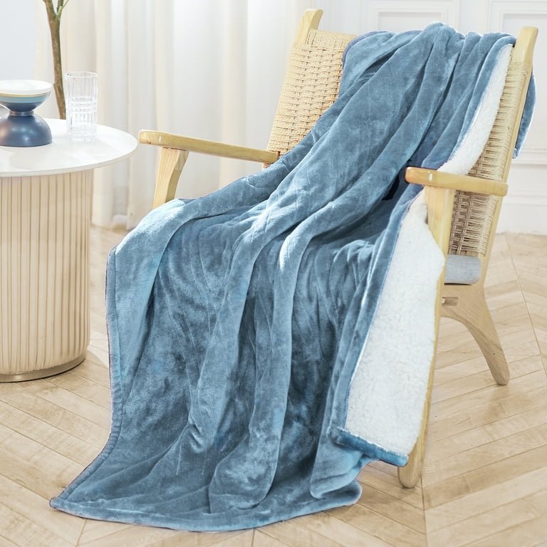 Yokimisu Flannel Sherpa Electric Heated Blanket 50 x 60