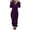 Purple#5, variant on Augper Women Costume Long Sleeve Onesie Fuzzy Pajama Plush Hooded Jumpsuit Pajamas Casual Winter Warm Rompe Sleepwear