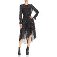 thumbnail image 1 of Joie Womens Maylene Midi Vestido, Negro, Pequeño Joie Mediodía, 1 of 1