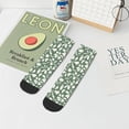 thumbnail image 7 of Pofeuu Flowers With Leaves Print 30cm Socks, Adult Running Hiking Socks for Youth and Adult, 7 of 7