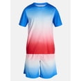 thumbnail image 5 of Athletic Works Men's and Big Men's America 250 Ombre Mesh Tee, Sizes XS-4XLT, 5 of 5