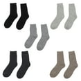 thumbnail image 1 of 5 Pairs Wool Socks Thick Thermal Hiking Winter Warm Boot Heavy Soft Cozy Socks for Cold Weather, 1 of 5
