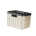 thumbnail image 3 of jifeng Lockable Storage Container Bin Lidded Storage Container Stackable Document Organizer Case for Living Room School Dorm Kitchen 36.2x28.5x25.7cm, 3 of 9