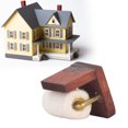 thumbnail image 1 of Dollhouse Paper Holder, Dollhouse Roll Paper Simulation 1:12 Miniature  For Children For Toy House, 1 of 8