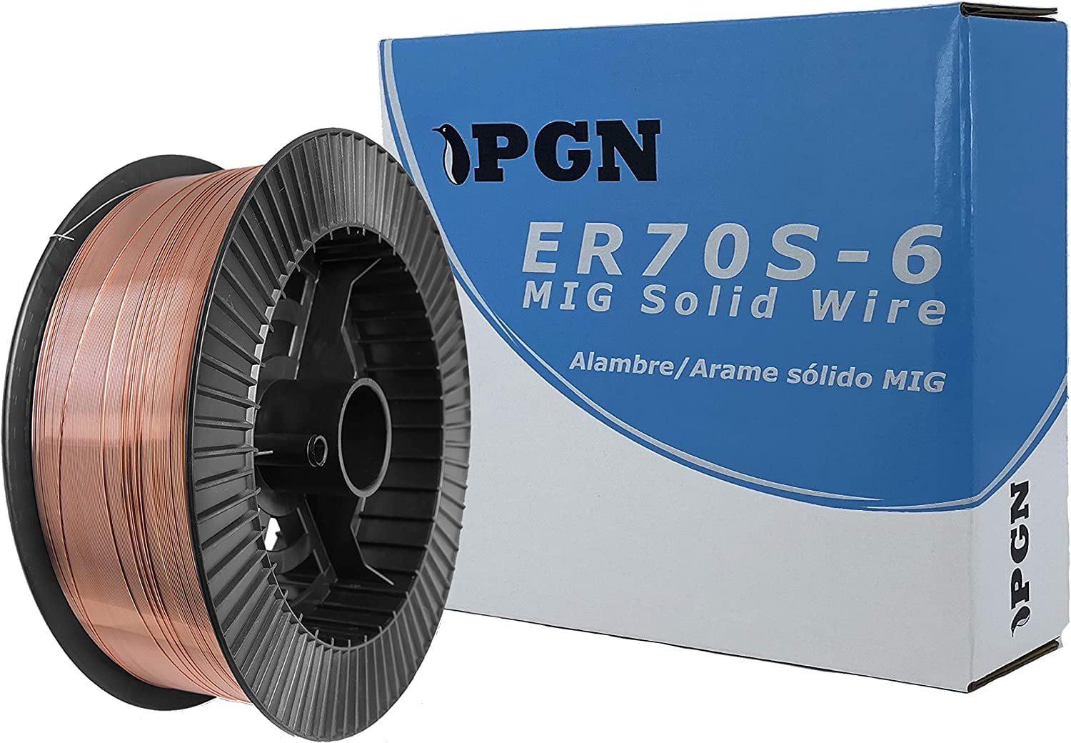 PGN Solid MIG Welding Wire ER70S6 0.023 Inch 11 Pound Spool