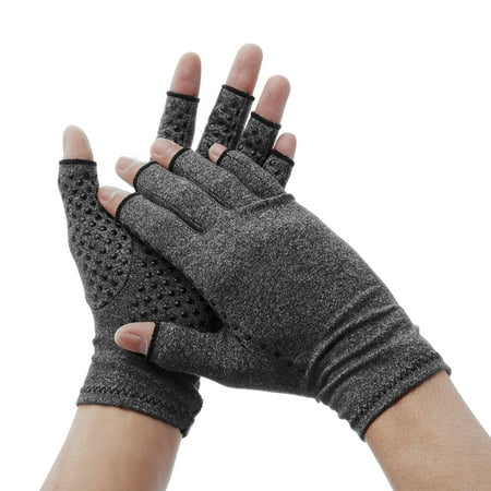Profession Anti Arthritis Gloves Fingerless Compression Gloves Support for Pain Relief Rheumatoid &