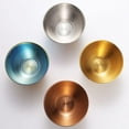 thumbnail image 3 of Stainless Steel Sauce Dishes Small Ice Cream Cups Mini Serving Dessert Bowl Round Seasoning Dishes Sushi Dipping for Kitchen 8 Pack (Rose Gold, 3.35 inch), 3 of 13