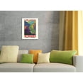 thumbnail image 4 of Morialta South Australia - 8 miles from Adelaide - Vintage Travel Poster by Frederick Millward Grey c.1940 - Fine Art Matte Paper Print (Unframed) 16x20in, 4 of 4