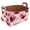 Multicolor 5, variant on Green Leaves Storage Basket Collapsible Storage Bin, PU Foldable Basket Convenient Box Storage Organizer with Handles for Shelves Office Bedroom Closet Nursery Toys Laundry