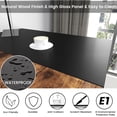 thumbnail image 3 of Computer Desk 47 Inch with Storage Shelves, Industrial PC Work Desk for Home Office, Study Table Writing Desk for Small Spaces, Wooden Simple Style, Rustic Brown, 47"L x 23.6"W x 30"H, 3 of 5