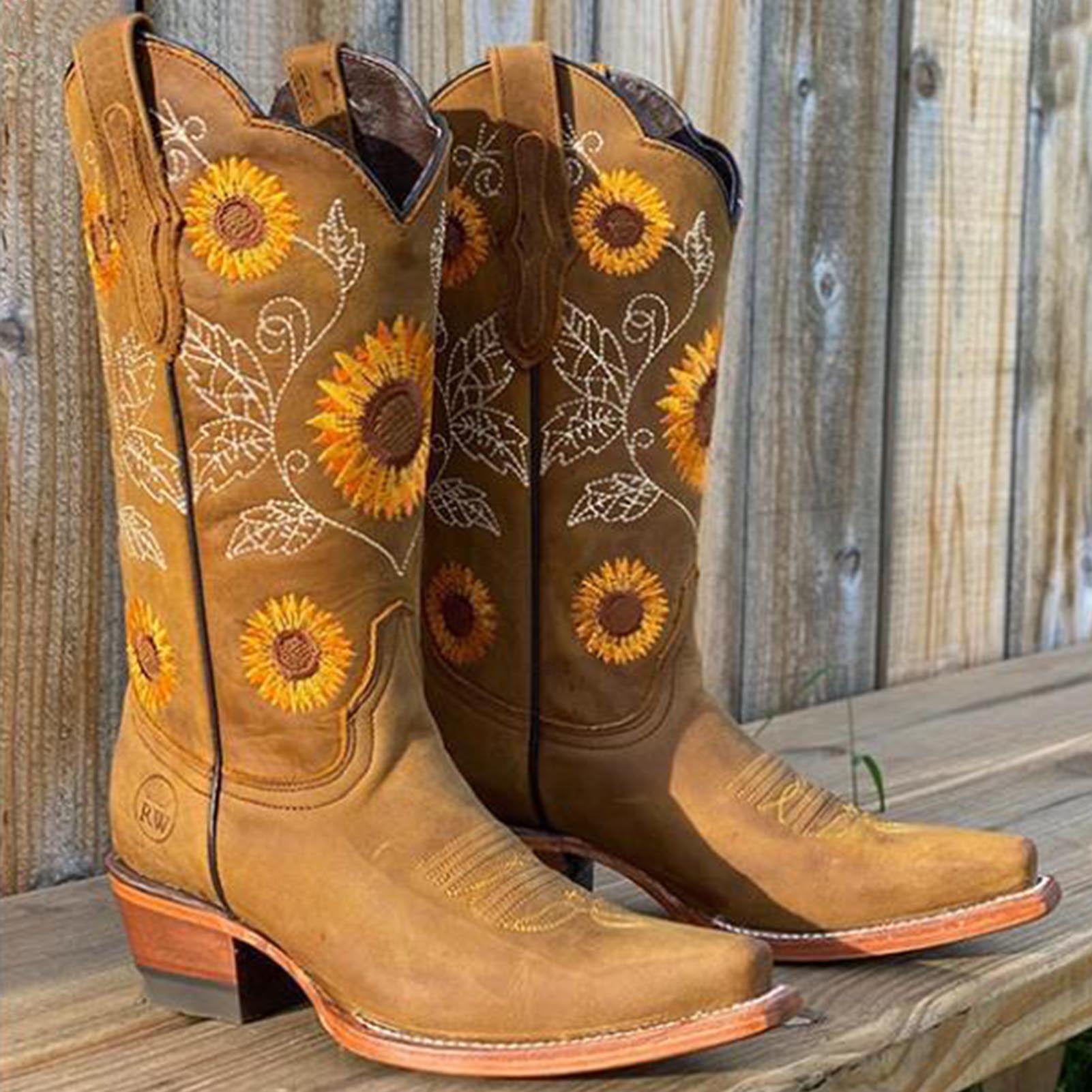 rw boots sunflower