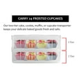 thumbnail image 3 of Honey Can Do Rectangular Cake Storage Carrier with Snap-Locking Lids, 3 of 5