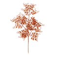 thumbnail image 1 of Vickerman L186318 22 in. Burnished Orange Glitter Mini Ruscus Leaf Spray, 12 per Bag, 1 of 1