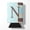 Letter N, variant on Letter N Initial Monogram - Blue Stripes Can or Bottle Hugger