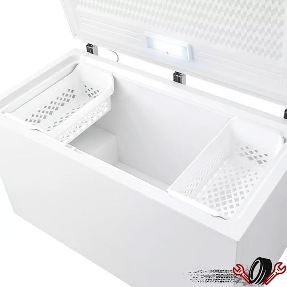 Freezer Baskets orgianzer bins 24-1/2" Long White For Frigidaire Chest Freezer