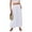 White, variant on LOVZFMLL Maxi Skirts for Women Drawstring Elastic Waist Long Skirts with Pockets Casual Solid Beach Vacation Clothes White S