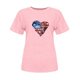 thumbnail image 4 of Fiudx Ofertas y Liquidaciones Camiseta Básica de Verano de Manga Corta Informal para Mujer, Blusa con Estampado Del Día de La Independencia, Cuello Redondo, 4 of 4