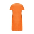 thumbnail image 6 of HomeGardon Women's Sleepwear Nightgowns for Women,Fashion Print Medium Length Dress Oversized Short Nightgown Fashion Chest Print Short Sleeve Nightdress,S-XXL, 6 of 6