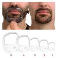 thumbnail image 1 of Maoww Transparent beard stylist beard styling board ruler set, 1 of 2