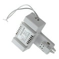thumbnail image 3 of 2X White Plastic Shell 4 Pin 2D Tube Bulb Fluorescent Ballast AC 220V 0.19A 38W, 3 of 5