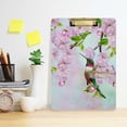 thumbnail image 6 of FMSHPON Hummingbird Spring Clipboard Hardboard Wood Nursing Clip Board and Pull for Standard A4 Letter 13x9 inches, 6 of 8