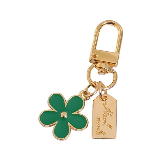 Tao Tao Cute Flower Keychains For Women Girls, Aesthetic Keychain Charms, Bag ＆ Purse Charms For Handbags ＆ Backpacks Accessories Olive Green