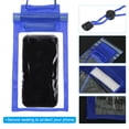 thumbnail image 3 of Funda impermeable para teléfono Uxcell con cordón, bolsa seca universal para teléfono celular, azul oscuro, paquete de 4, 3 of 6