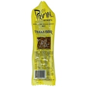 Primal Spirit Foods Primal Strips Meatless Vegan Jerky Soy Texas BBQ -- 1 oz Pack of 3