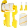 thumbnail image 1 of CNKOO 12/9 inch Paint Edger Roller Brush Hand-held Clean-Cut Paint Roller Brush Portable Paint Edger Tool with Roller and Brush for Home Room Wall Ceiling Window Painting, 1 of 7