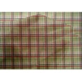 thumbnail image 3 of oneOone Cotton Silk Fabric Madras Check Printed Fabric 1 Yard 42 Inch Wide, 3 of 3